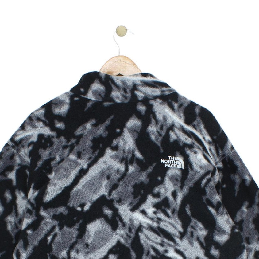 Mens 1/4 Zip Fleece Outdoor Printed Camo