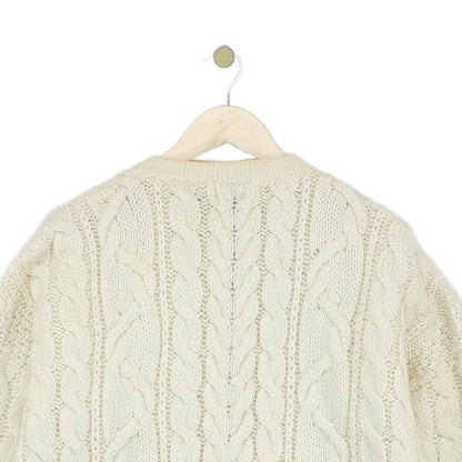 Womens Cable Knit Cardigan Oversized Fit