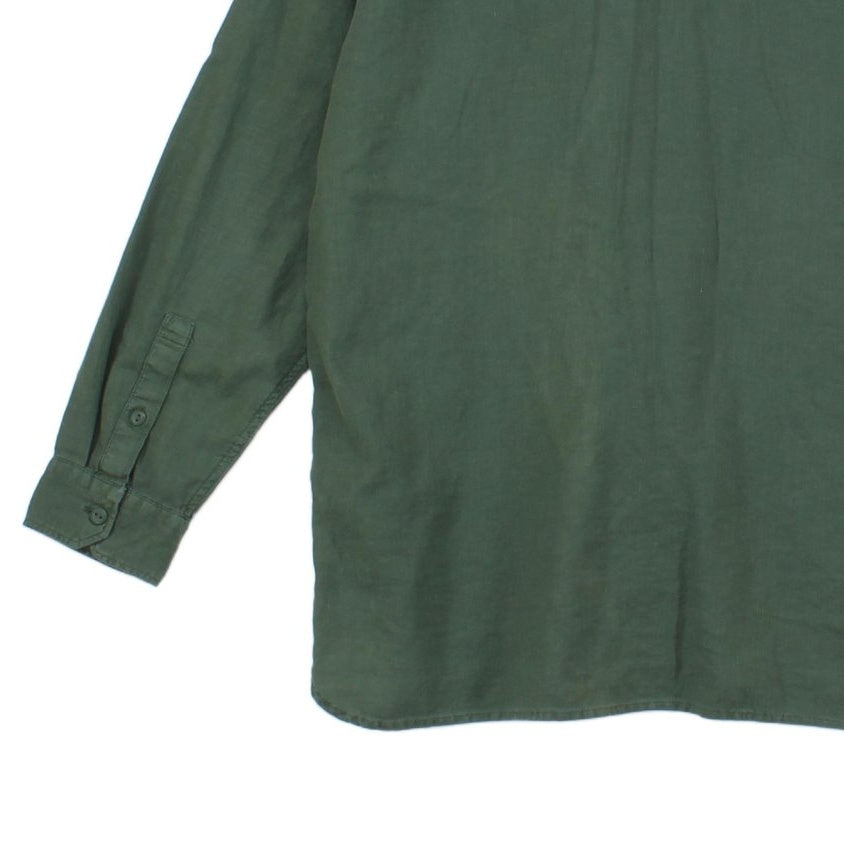 Mens Shirt Button Up Long Sleeve Relaxed Fit