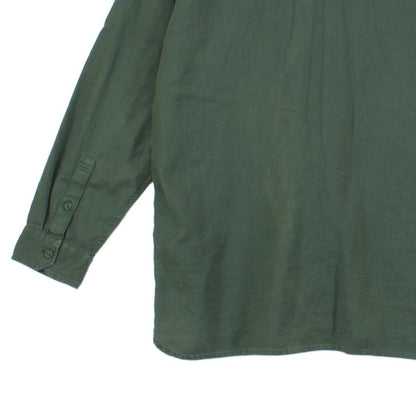Mens Shirt Button Up Long Sleeve Relaxed Fit