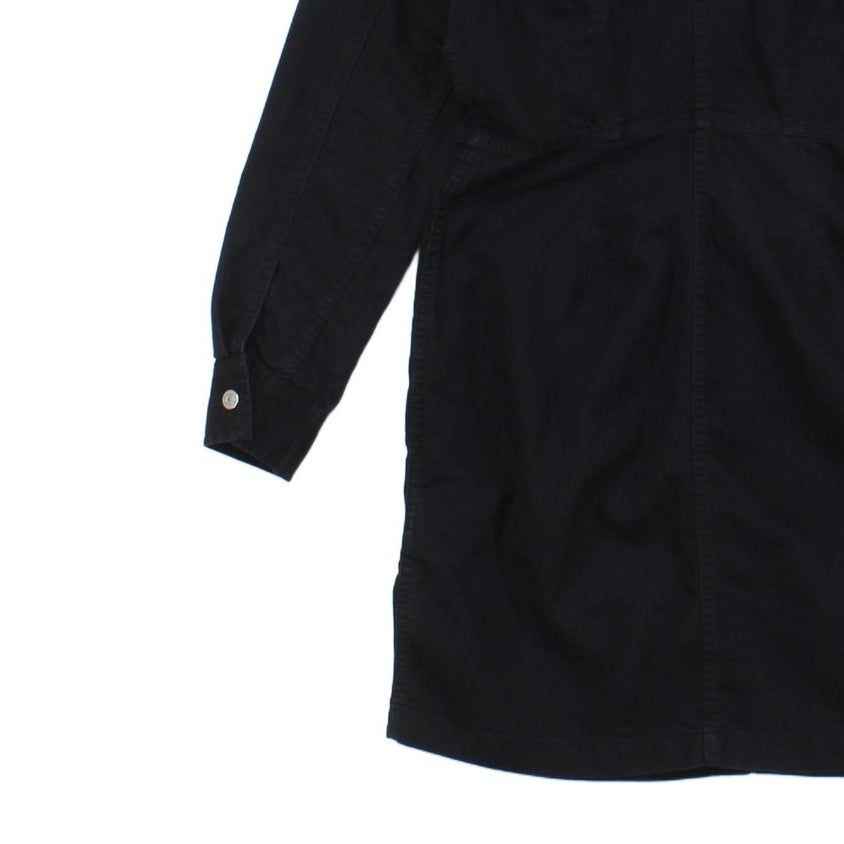 Womens Denim Dress Shirt Button Down Long Sleeve