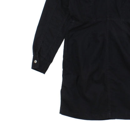 Womens Denim Dress Shirt Button Down Long Sleeve