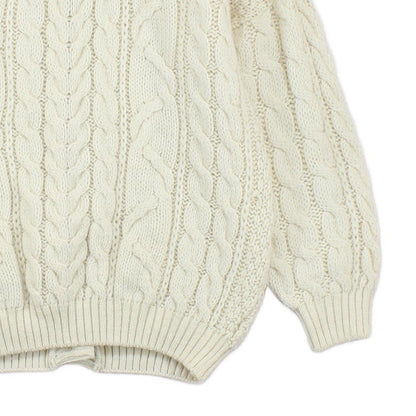 Womens Cable Knit Cardigan Oversized Fit