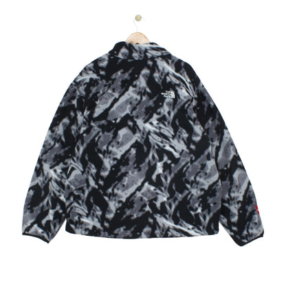 Mens 1/4 Zip Fleece Outdoor Printed Camo