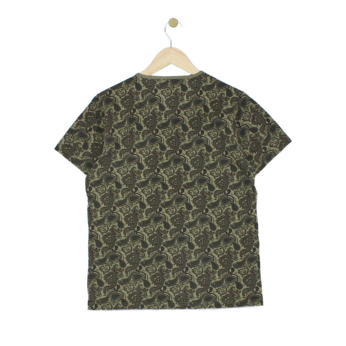 Mens Paisley T-Shirt Made In Portugal Slim Fit