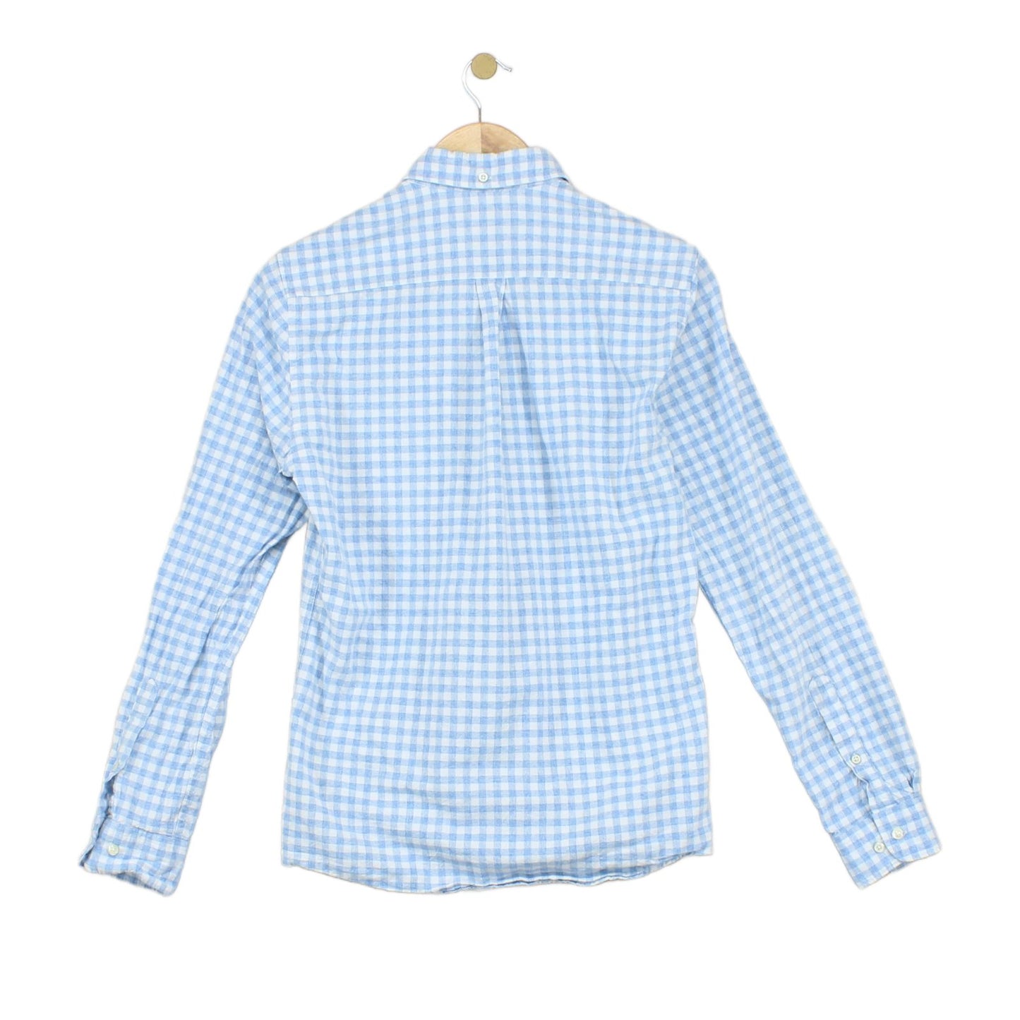 Mens Shirt Tailored Fit Long Sleeve Check
