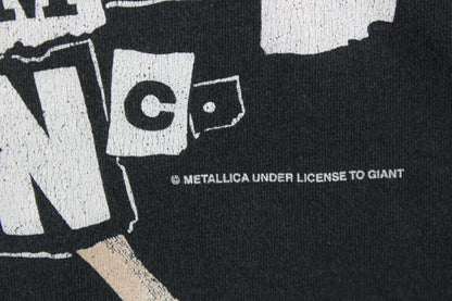 Mens Vintage Giant Metallica Damage Inc Tour T-Shirt