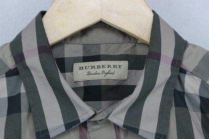 Mens Plaid Shirt Long Sleeve Stretch