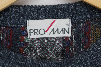 Mens Abstract Jumper Crew Neck