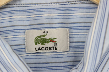 Mens Striped Shirt Short Sleeve Button Up