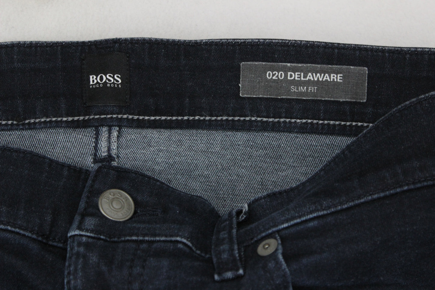 Mens Delaware Jeans Slim Fit Stretch Denim