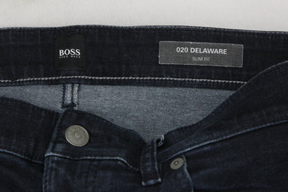 Mens Delaware Jeans Slim Fit Stretch Denim