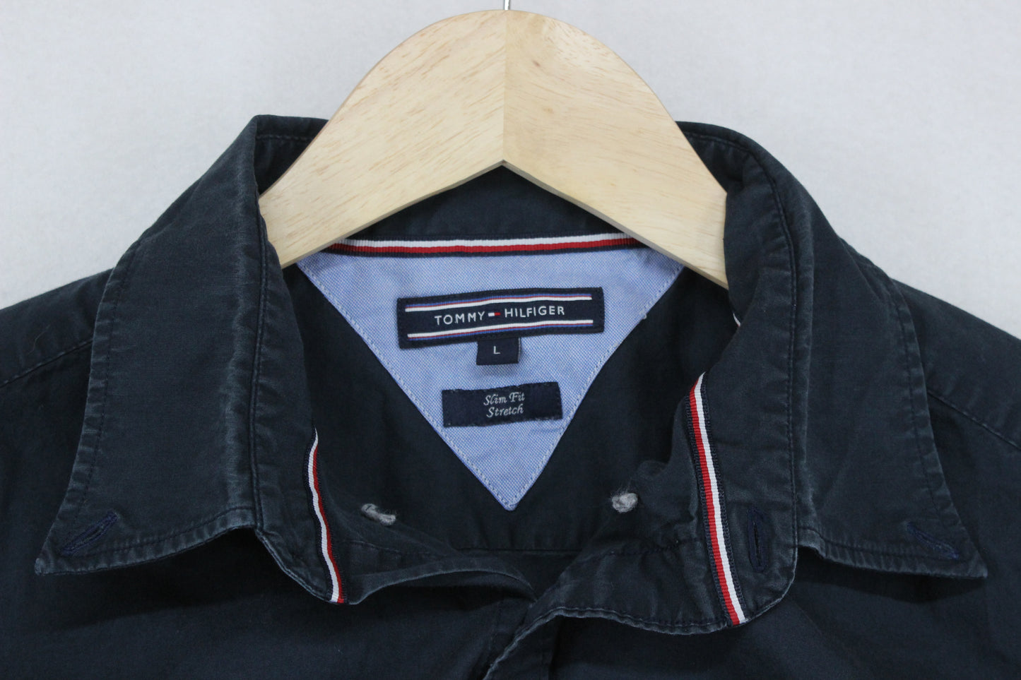 Mens Shirt Stretch Slim Fit Long Sleeve Button Up