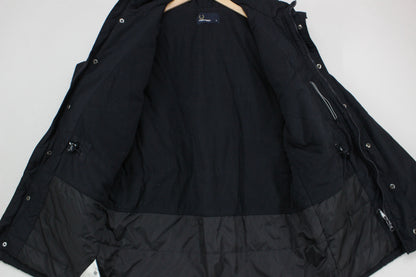 Mens Parka Coat Hooded Full Zip Winter