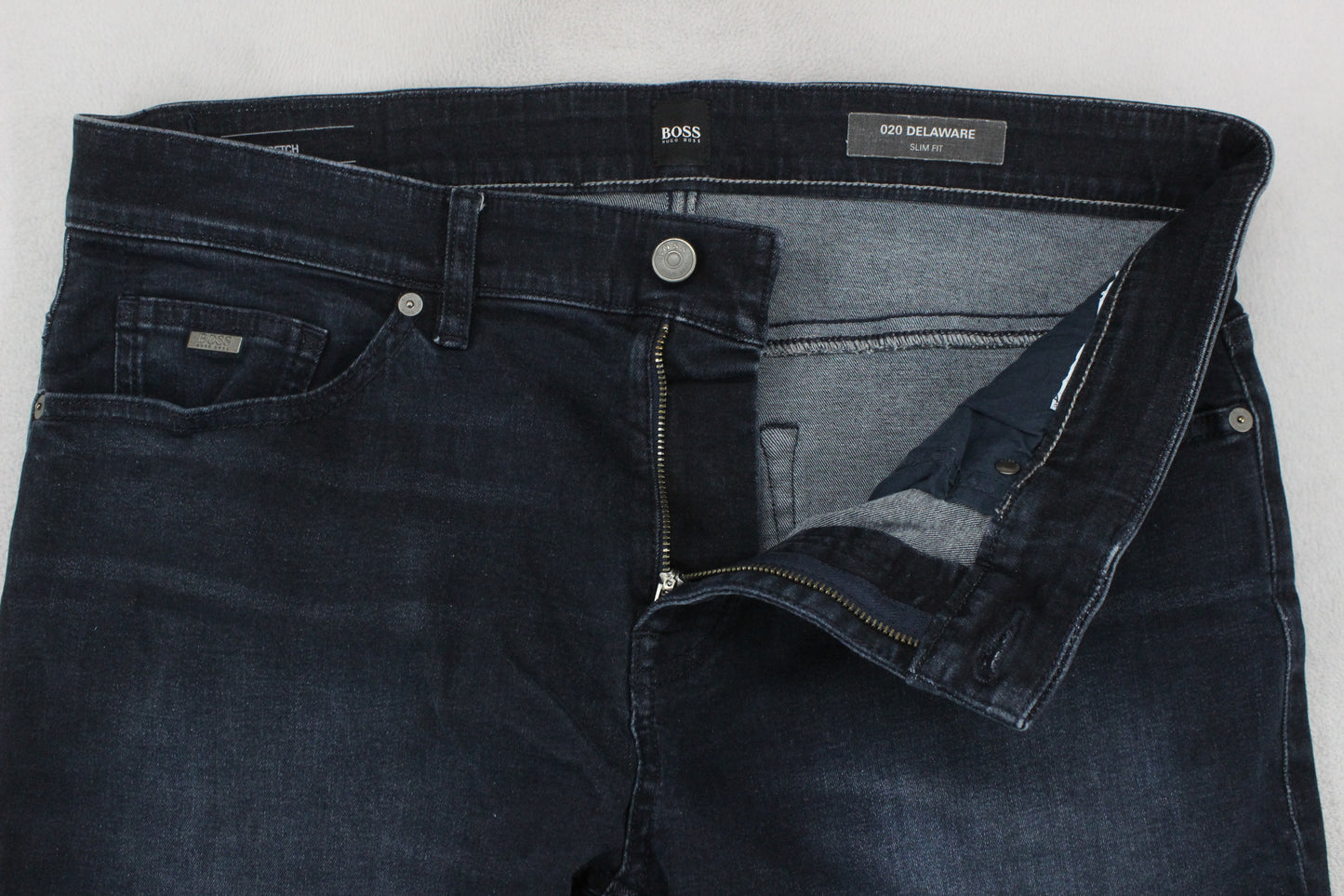 Mens Delaware Jeans Slim Fit Stretch Denim