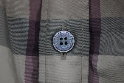Mens Plaid Shirt Long Sleeve Stretch
