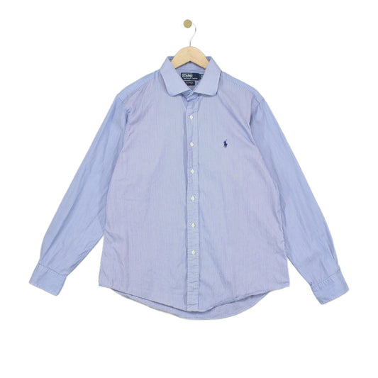 Mens Striped Shirt Custom Fit Long Sleeve