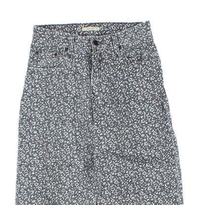 Womens Baggy Dad Jeans Patterned Printed