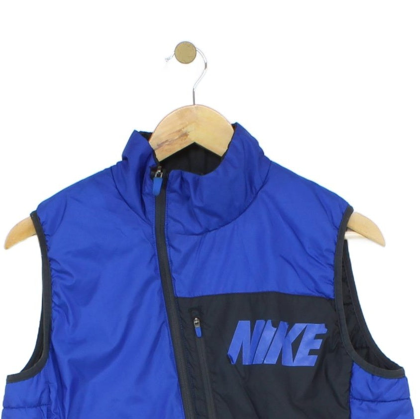 Mens Bodywarmer Sleeveless Full Zip Reversible