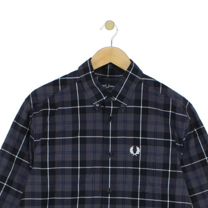 Mens Plaid Shirt Long Sleeve Button Up