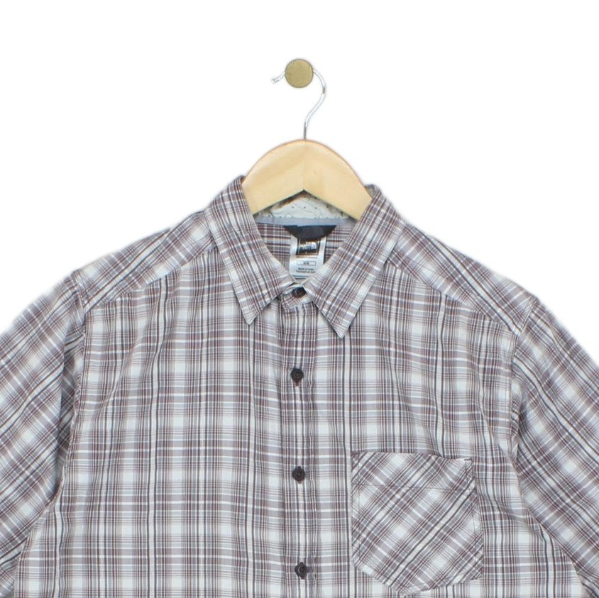 Mens Shirt Short Sleeve Check