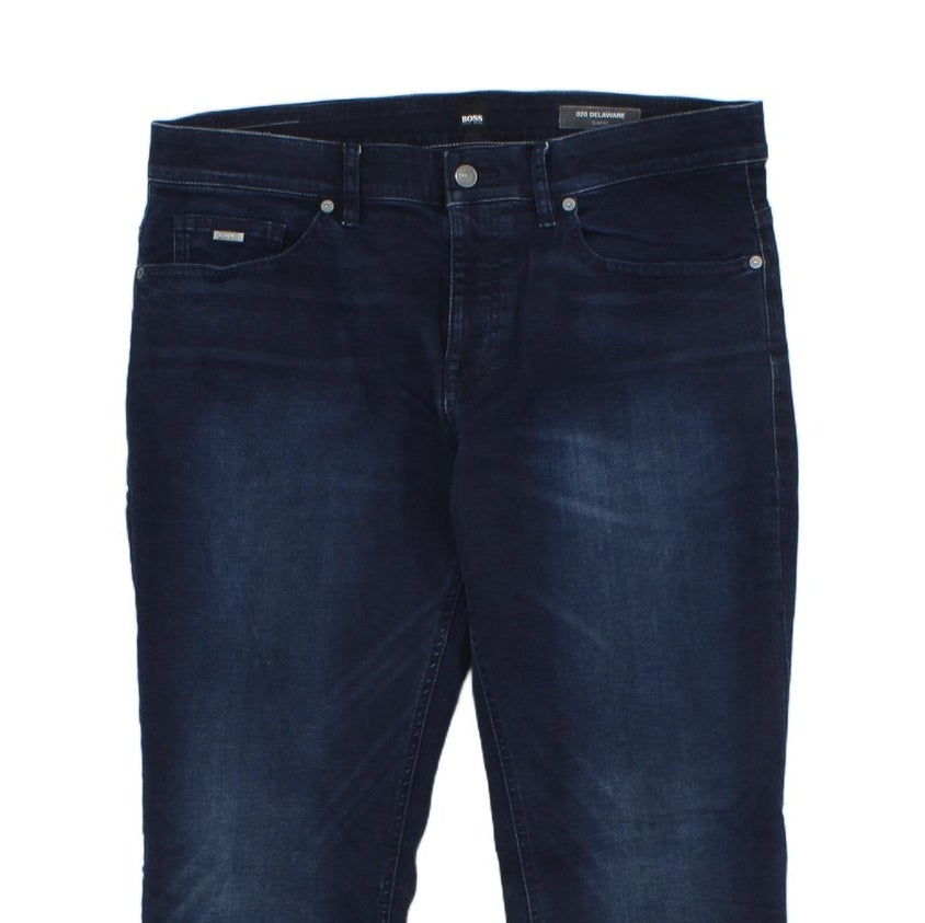 Mens Delaware Jeans Slim Fit Stretch Denim