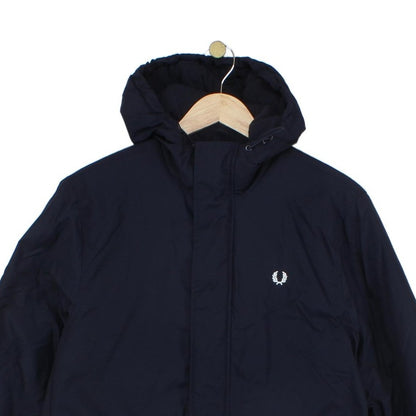 Mens Parka Coat Hooded Full Zip Winter