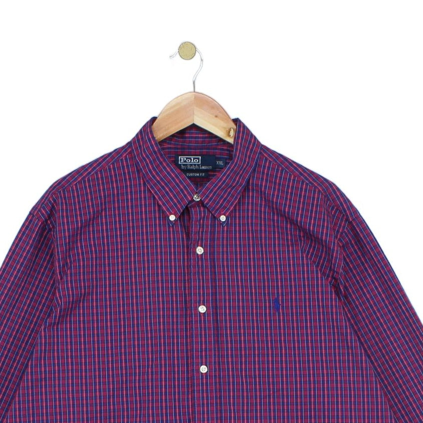 Mens Check Shirt Custom Fit