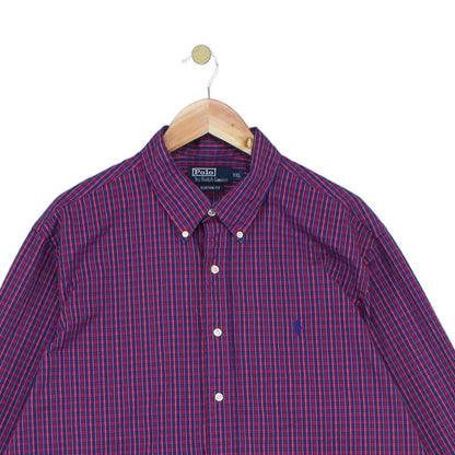 Mens Check Shirt Custom Fit