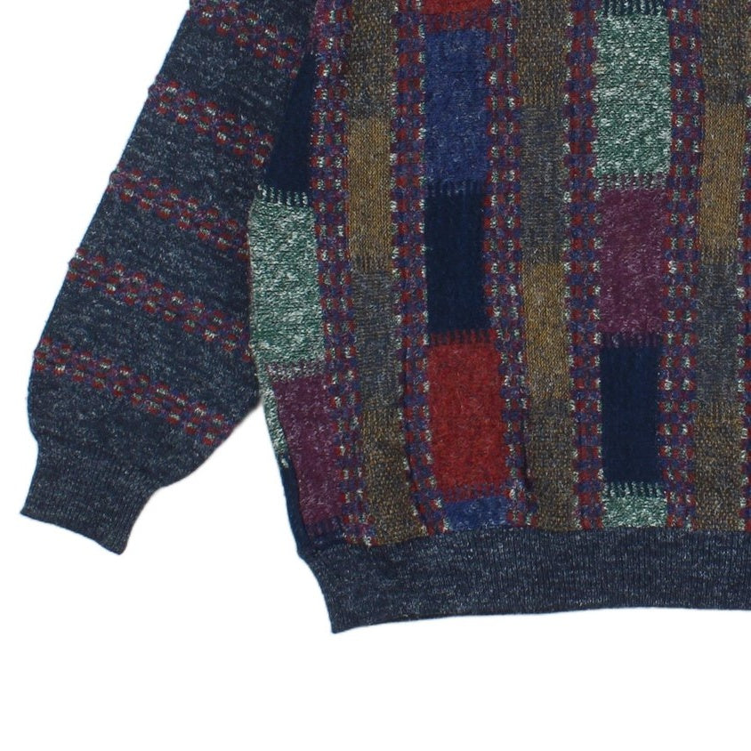 Mens Abstract Jumper Crew Neck