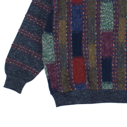 Mens Abstract Jumper Crew Neck