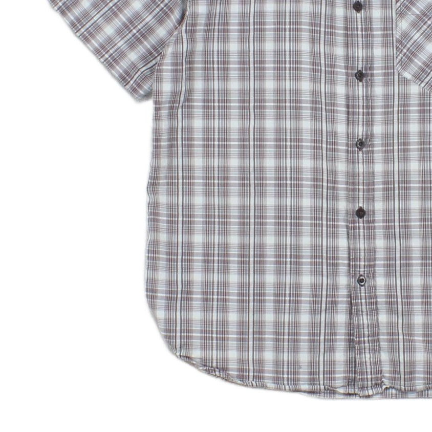Mens Shirt Short Sleeve Check