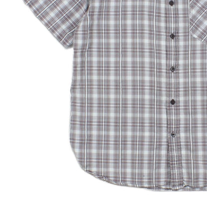 Mens Shirt Short Sleeve Check