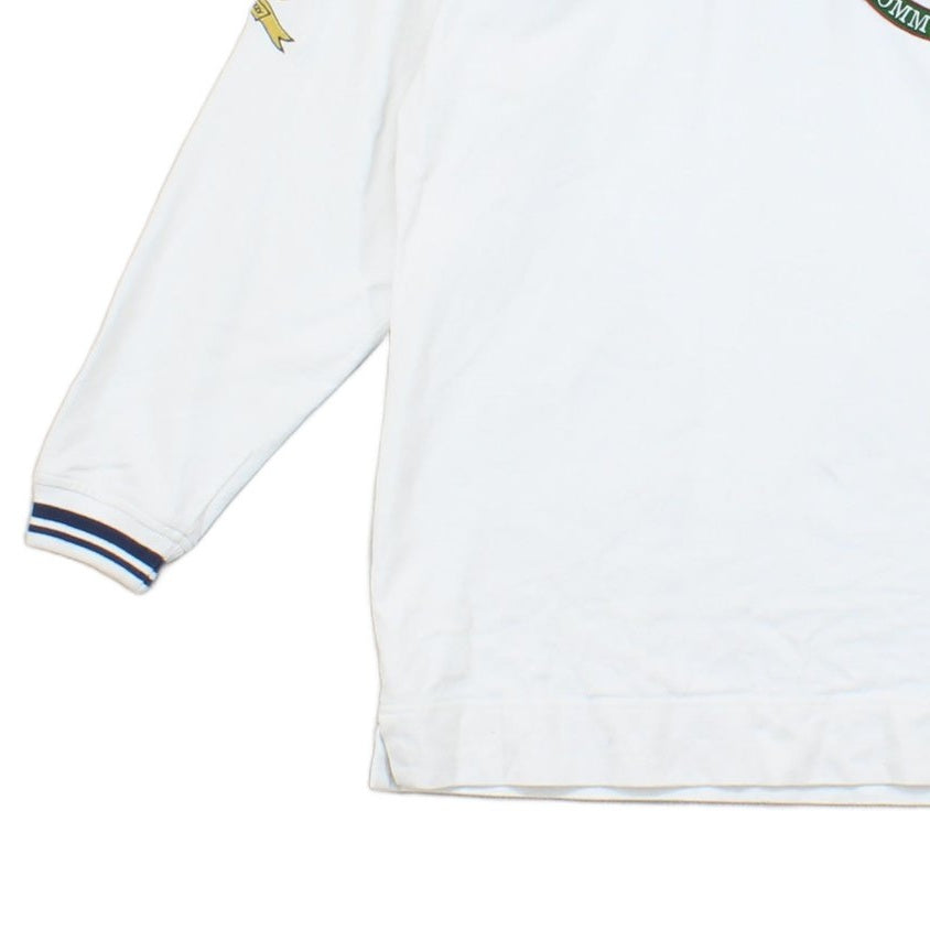 Mens Polo Shirt  Logo Long Sleeve Casual