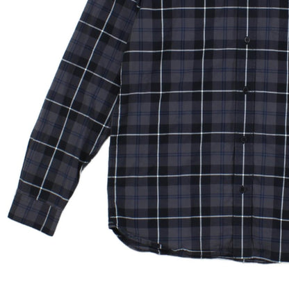 Mens Plaid Shirt Long Sleeve Button Up