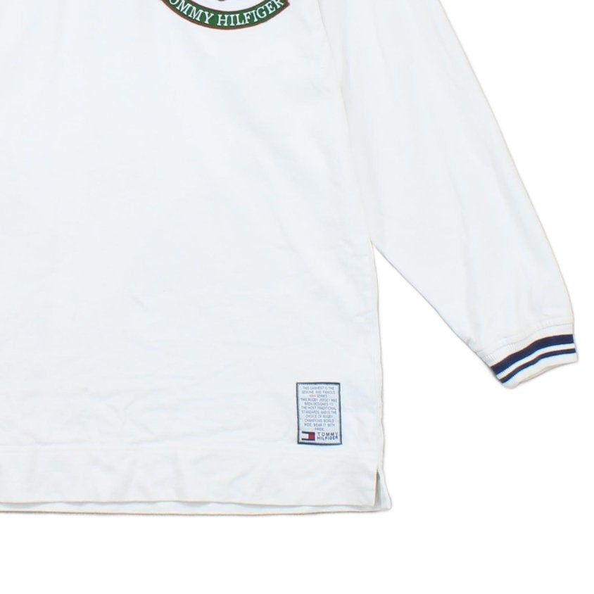 Mens Polo Shirt  Logo Long Sleeve Casual