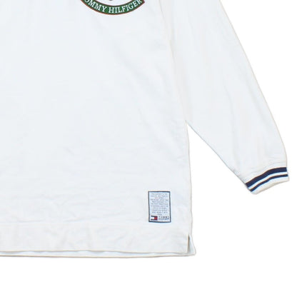 Mens Polo Shirt  Logo Long Sleeve Casual