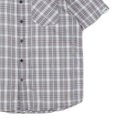 Mens Shirt Short Sleeve Check