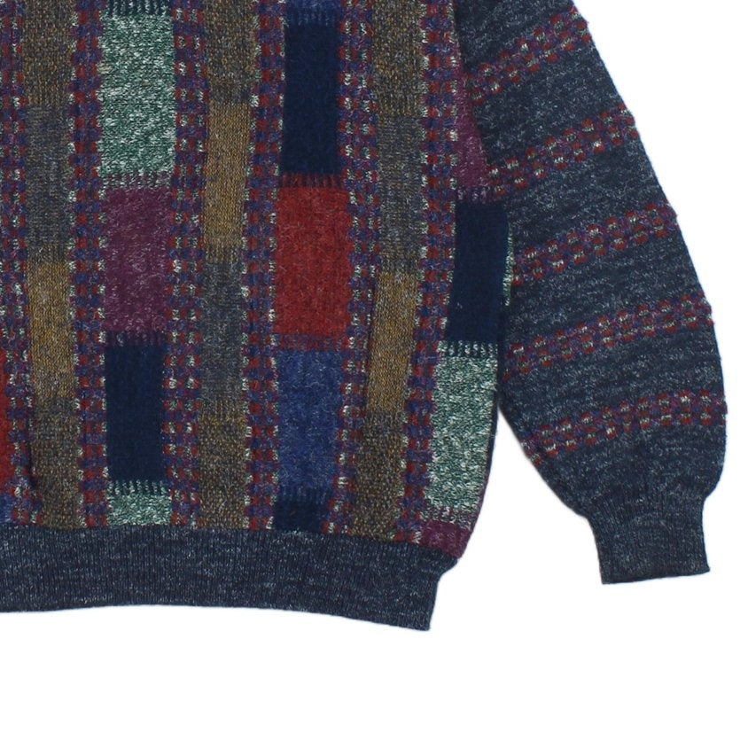Mens Abstract Jumper Crew Neck