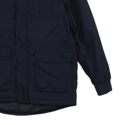 Mens Parka Coat Hooded Full Zip Winter
