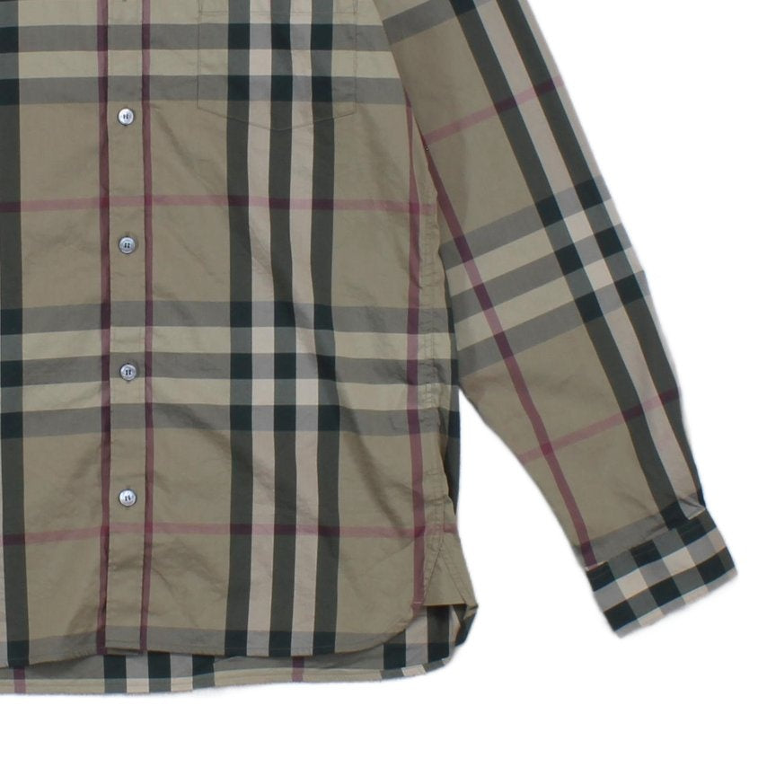 Mens Plaid Shirt Long Sleeve Stretch