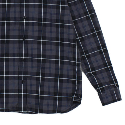 Mens Plaid Shirt Long Sleeve Button Up