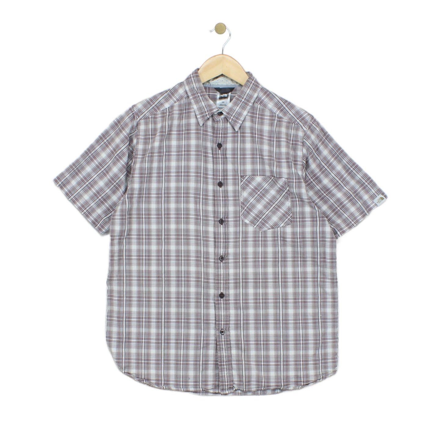 Mens Shirt Short Sleeve Check