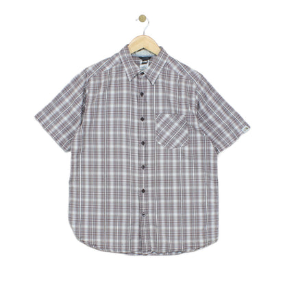 Mens Shirt Short Sleeve Check