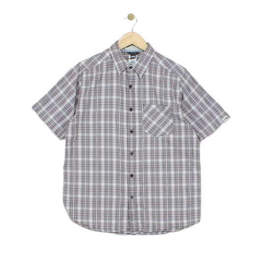 Mens Shirt Short Sleeve Check