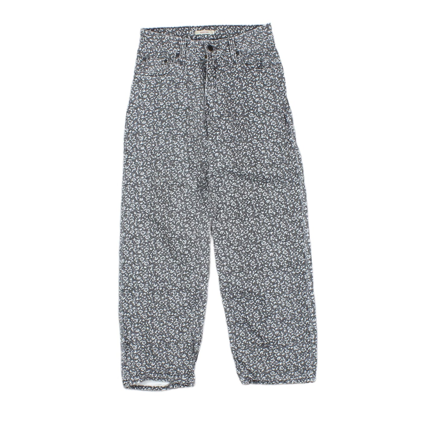 Womens Baggy Dad Jeans Patterned Printed