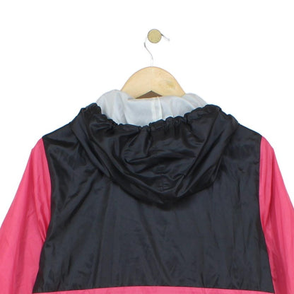 Womens Track Jacket Full Zip Hooded Retro