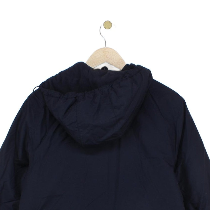 Mens Parka Coat Hooded Full Zip Winter
