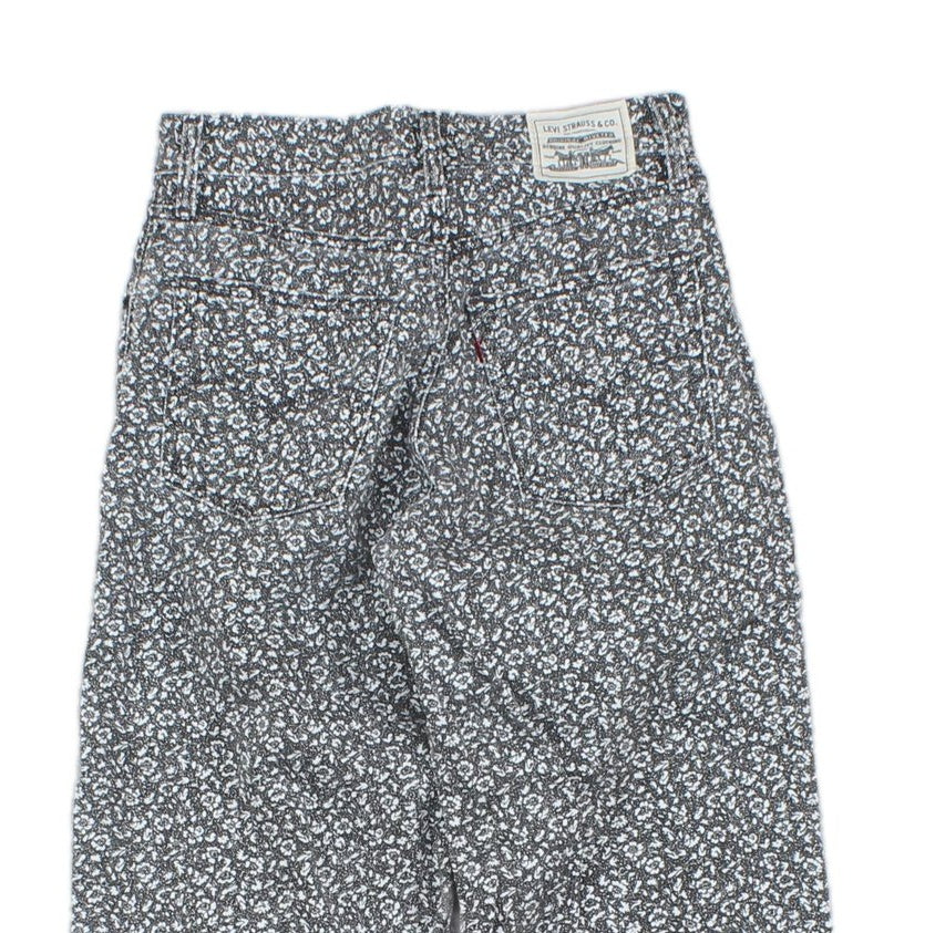 Womens Baggy Dad Jeans Patterned Printed