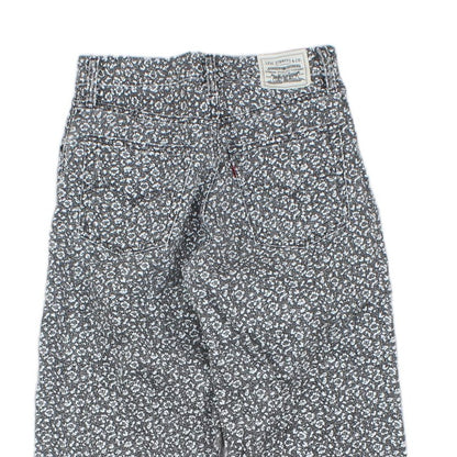 Womens Baggy Dad Jeans Patterned Printed